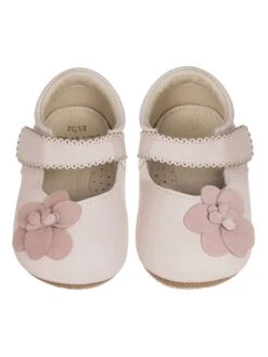 Leren Kruipschoentjes "Cassiopée" Lichtroze -Gstar Kleding Winkel lait et miel leren kruipschoentjes cassiopee lichtroze 1