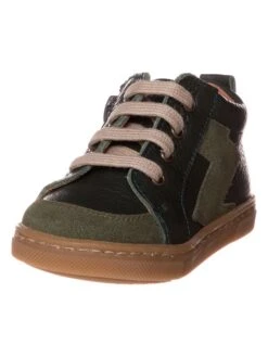 Leren Sneakers Donkergroen -Gstar Kleding Winkel lamino leren sneakers donkergroen 2