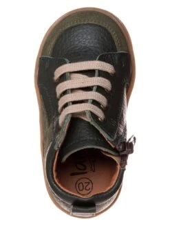 Leren Sneakers Donkergroen -Gstar Kleding Winkel lamino leren sneakers donkergroen 4