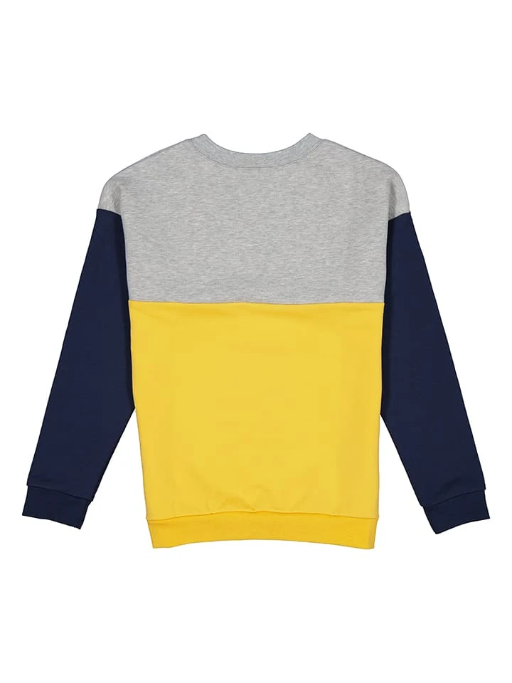 Sweatshirt Grijs/geel/donkerblauw 5 Sweatshirt Grijs/geel/donkerblauw - Afbeelding 3