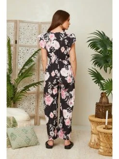 Jumpsuit Zwart/lichtroze/wit -Gstar Kleding Winkel larmoire de suzette jumpsuit zwart lichtroze wit 2