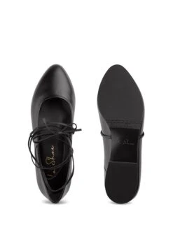 Leren Ballerina's "Dancer" Zwart -Gstar Kleding Winkel lashoe leren ballerinas dancer zwart 4