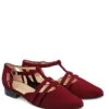 Leren Ballerina's Met Bandje Donkerrood -Gstar Kleding Winkel lashoe leren ballerinas met bandje donkerrood