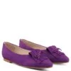 Leren Ballerina's Paars -Gstar Kleding Winkel lashoe leren ballerinas paars
