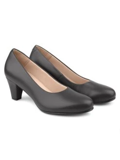 Leren Pumps Antraciet
