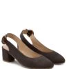 Leren Slingpumps Antraciet -Gstar Kleding Winkel lashoe leren slingpumps antraciet