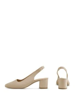 Leren Slingpumps Beige -Gstar Kleding Winkel lashoe leren slingpumps beige 2