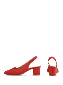 Leren Slingpumps Rood -Gstar Kleding Winkel lashoe leren slingpumps rood 2