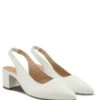Leren Slingpumps Wit -Gstar Kleding Winkel lashoe leren slingpumps wit