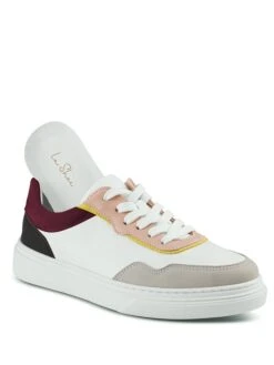 Leren Sneakers Lichtroze/beige -Gstar Kleding Winkel lashoe leren sneakers lichtroze beige 1