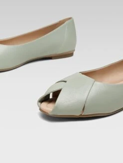 Leren Ballerina's Groen -Gstar Kleding Winkel lasocki leren ballerinas groen 3