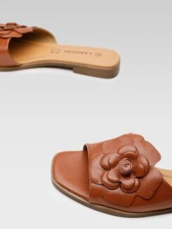 Leren Slippers Camel/lichtbruin -Gstar Kleding Winkel lasocki leren slippers camel lichtbruin 3