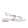 Laura Biagiotti Teenslippers Wit/goudkleurig -Gstar Kleding Winkel laura biagiotti teenslippers wit goudkleurig
