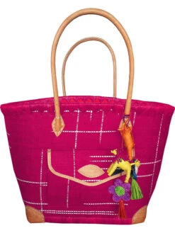 Strandtas "Manjopika" Roze - (B)48 X (H)27 X (D)18 Cm