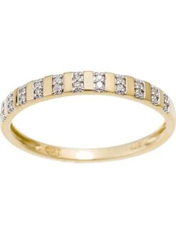 Gouden Ring "Linéa" Met Diamanten -Gstar Kleding Winkel le diamantaire gouden ring linea met diamanten 2