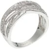 Witgouden Ring "Entrelacs Eternel" Met Diamanten -Gstar Kleding Winkel le diamantaire witgouden ring entrelacs eternel met diamanten