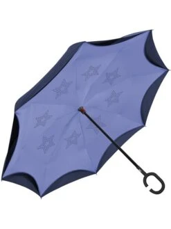 Inside-out-paraplu Donkerblauw/blauw - Ø 108 Cm -Gstar Kleding Winkel le monde du parapluie inside out paraplu donkerblauw blauw o 108 cm 1