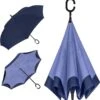 Inside-out-paraplu Donkerblauw/blauw - Ø 108 Cm -Gstar Kleding Winkel le monde du parapluie inside out paraplu donkerblauw blauw o 108 cm