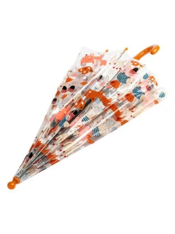 Kinderparaplu "Fox" Transparant/meerkleurig - Ø 70 Cm -Gstar Kleding Winkel le monde du parapluie kinderparaplu fox transparant meerkleurig o 70 cm 3