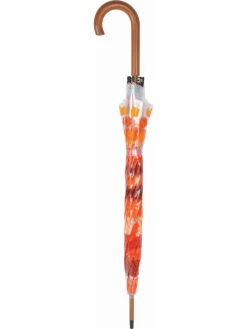 Paraplu "Fall Leaves" Transparant/oranje - Ø 93 Cm -Gstar Kleding Winkel le monde du parapluie paraplu fall leaves transparant oranje o 93 cm 1