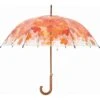 Paraplu "Fall Leaves" Transparant/oranje - Ø 93 Cm -Gstar Kleding Winkel le monde du parapluie paraplu fall leaves transparant oranje o 93 cm