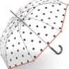 Paraplu Transparant/zwart/rood - Ø 95 Cm -Gstar Kleding Winkel le monde du parapluie paraplu transparant zwart rood o 95 cm