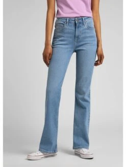 Lee Spijkerbroek "Breese Boot" - Skinny Fit - Lichtblauw