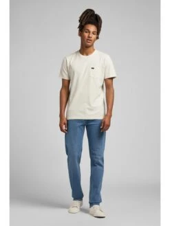 Lee Spijkerbroek "Daren Zip Fly Light Worn" - Regular Fit - Blauw -Gstar Kleding Winkel lee spijkerbroek daren zip fly light worn regular fit blauw 4