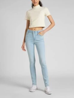 Lee Spijkerbroek "Scarlett" - Skinny Fit - Lichtblauw -Gstar Kleding Winkel lee spijkerbroek scarlett skinny fit lichtblauw 3