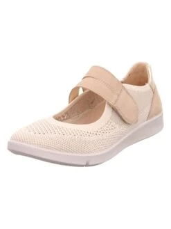 Legero Ballerina's Met Bandje "Lucca" Beige -Gstar Kleding Winkel legero ballerinas met bandje lucca beige 1
