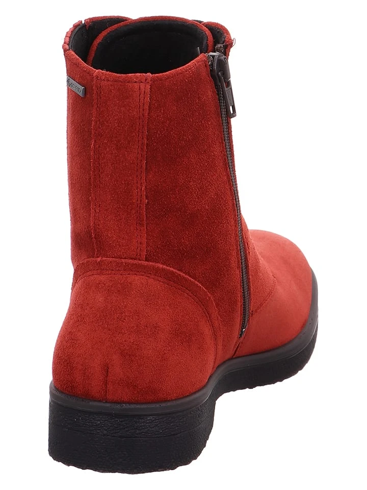 Legero Leren Enkellaarzen "Soana" Rood 8 Legero Leren Enkellaarzen "Soana" Rood - Afbeelding 6