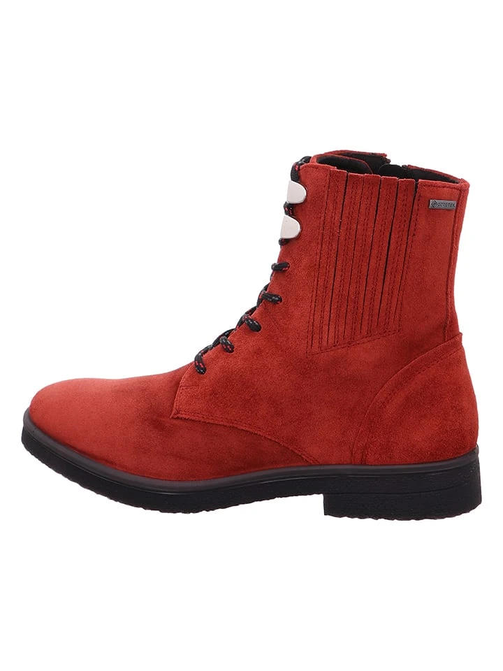 Legero Leren Enkellaarzen "Soana" Rood 10 Legero Leren Enkellaarzen "Soana" Rood - Afbeelding 8