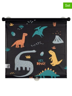 2-delige Set: Auto-zonwerking Zwart/meerkleurig