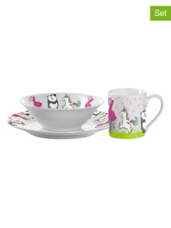 Leonardo 3-delig Kinderservies Wit/meerkleurig