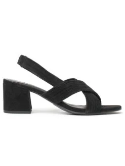 Leren Haksandalen "Isi" Zwart -Gstar Kleding Winkel les bagatelles leren haksandalen isi zwart 1