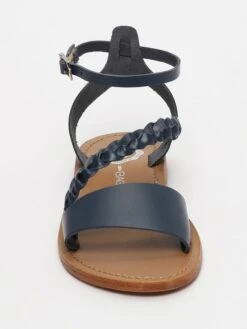 Leren Sandalen "Belgrade" Donkerblauw -Gstar Kleding Winkel les bagatelles leren sandalen belgrade donkerblauw 1