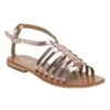 Leren Sandalen "Champakmala" Roségoudkleurig -Gstar Kleding Winkel les bagatelles leren sandalen champakmala rosegoudkleurig