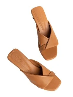 Leren Slippers "Coahoma" Lichtbruin -Gstar Kleding Winkel les bagatelles leren slippers coahoma lichtbruin 4