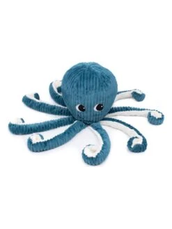 Knuffeldier "Octopuss Mum & Baby" Blauw - Vanaf De Geboorte -Gstar Kleding Winkel les deglingos knuffeldier octopuss mum and baby blauw vanaf de geboorte 1