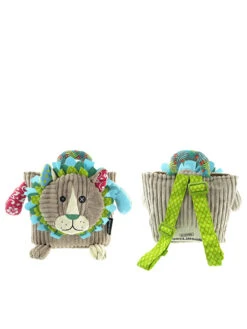 Rugzak "Jelekros The Lion" Bruin/meerkleurig - (B)25 X (H)25 X (D)5 Cm