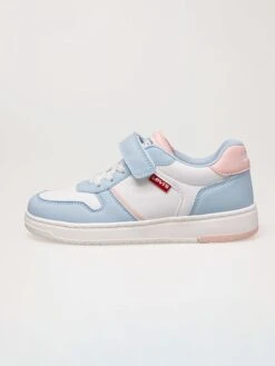 Sneakers "Kick" Wit/lichtblauw