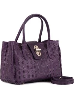 Leren Handtas Violet - (B)26 X (H)17 X (D)12 Cm -Gstar Kleding Winkel lia biassoni leren handtas violet b 26 x h 17 x d 12 cm 1