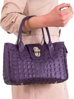 Leren Handtas Violet - (B)26 X (H)17 X (D)12 Cm -Gstar Kleding Winkel lia biassoni leren handtas violet b 26 x h 17 x d 12 cm 5