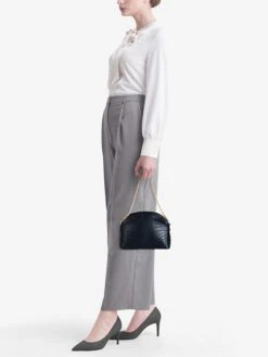 Leren Schoudertas Donkerblauw - (B)23 X (H)18 X (D)8 Cm -Gstar Kleding Winkel lia biassoni leren schoudertas donkerblauw b 23 x h 18 x d 8 cm 6