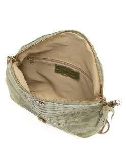 Leren Schoudertas Olijfgroen - (B)22 X (H)18 X (D)2 Cm -Gstar Kleding Winkel lia biassoni leren schoudertas olijfgroen b 22 x h 18 x d 2 cm 2