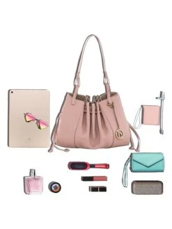 Leren Schoudertas "Pora" Lichtroze - (B)30 X (H)24 X (D)13 Cm -Gstar Kleding Winkel lia biassoni leren schoudertas pora lichtroze b 30 x h 24 x d 13 cm 3