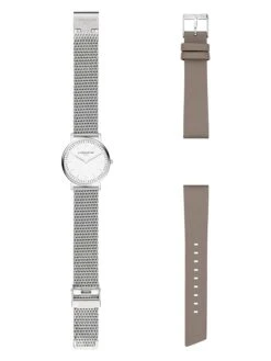Liebeskind 3-delige Set: Kwartshorloge Met Wisselarmbanden Grijs/zilverkleurig/wit -Gstar Kleding Winkel liebeskind 3 delige set kwartshorloge met wisselarmbanden grijs zilverkleurig wit 2