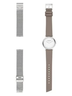 Liebeskind 3-delige Set: Kwartshorloge Met Wisselarmbanden Grijs/zilverkleurig/wit -Gstar Kleding Winkel liebeskind 3 delige set kwartshorloge met wisselarmbanden grijs zilverkleurig wit 3