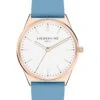 Liebeskind Kwartshorloge Lichtblauw/roségoudkleurig/wit -Gstar Kleding Winkel liebeskind kwartshorloge lichtblauw rosegoudkleurig wit