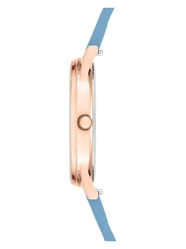 Liebeskind Kwartshorloge Lichtblauw/roségoudkleurig/wit 5 Liebeskind Kwartshorloge Lichtblauw/roségoudkleurig/wit - Afbeelding 3